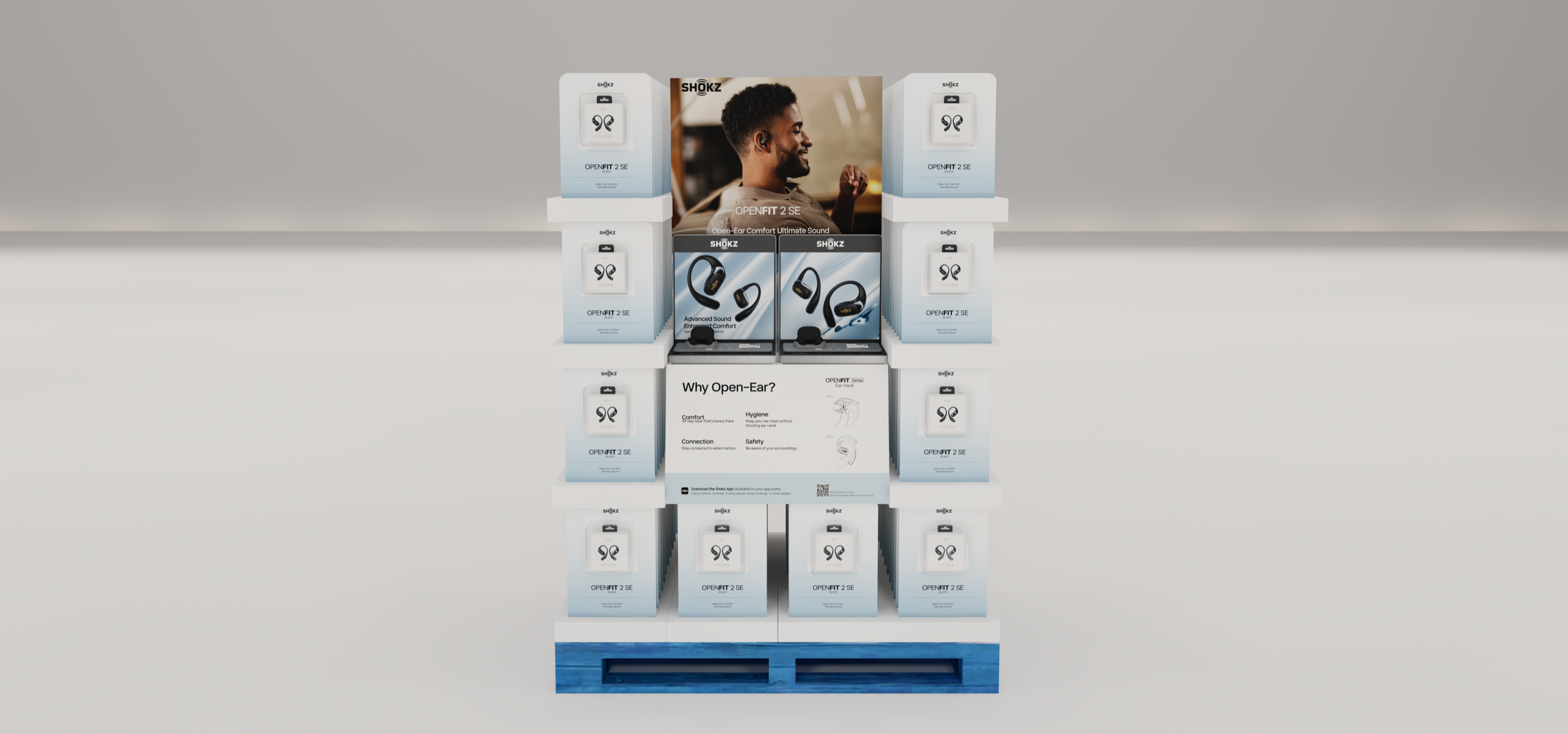 OpenFit 2 SE pallet display render